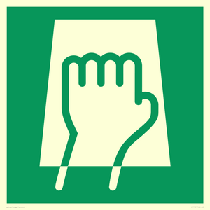 E906 safe condition push pad to open